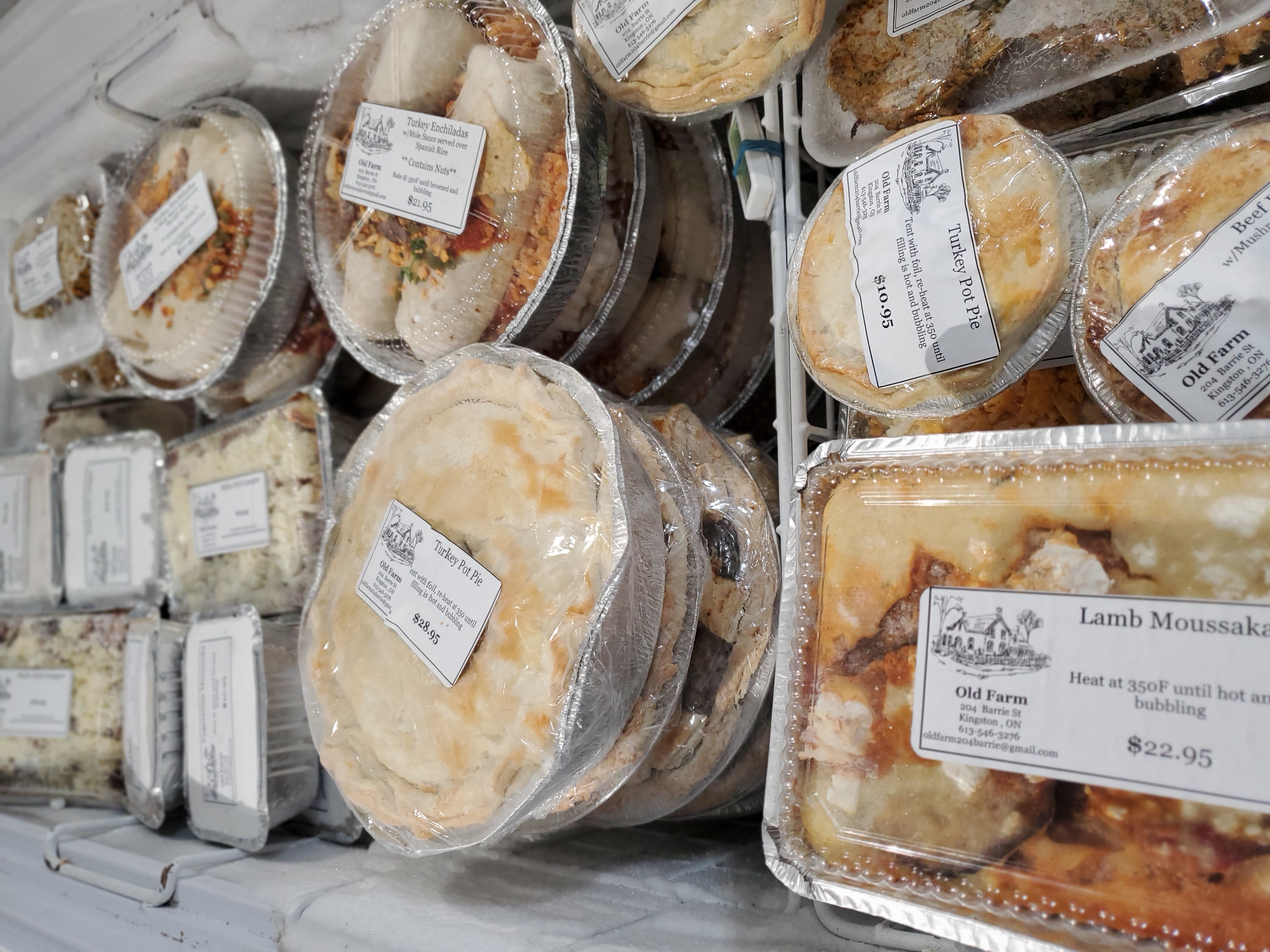 Grocery Delivery Frozen Entrees Old Farm Fine Foods