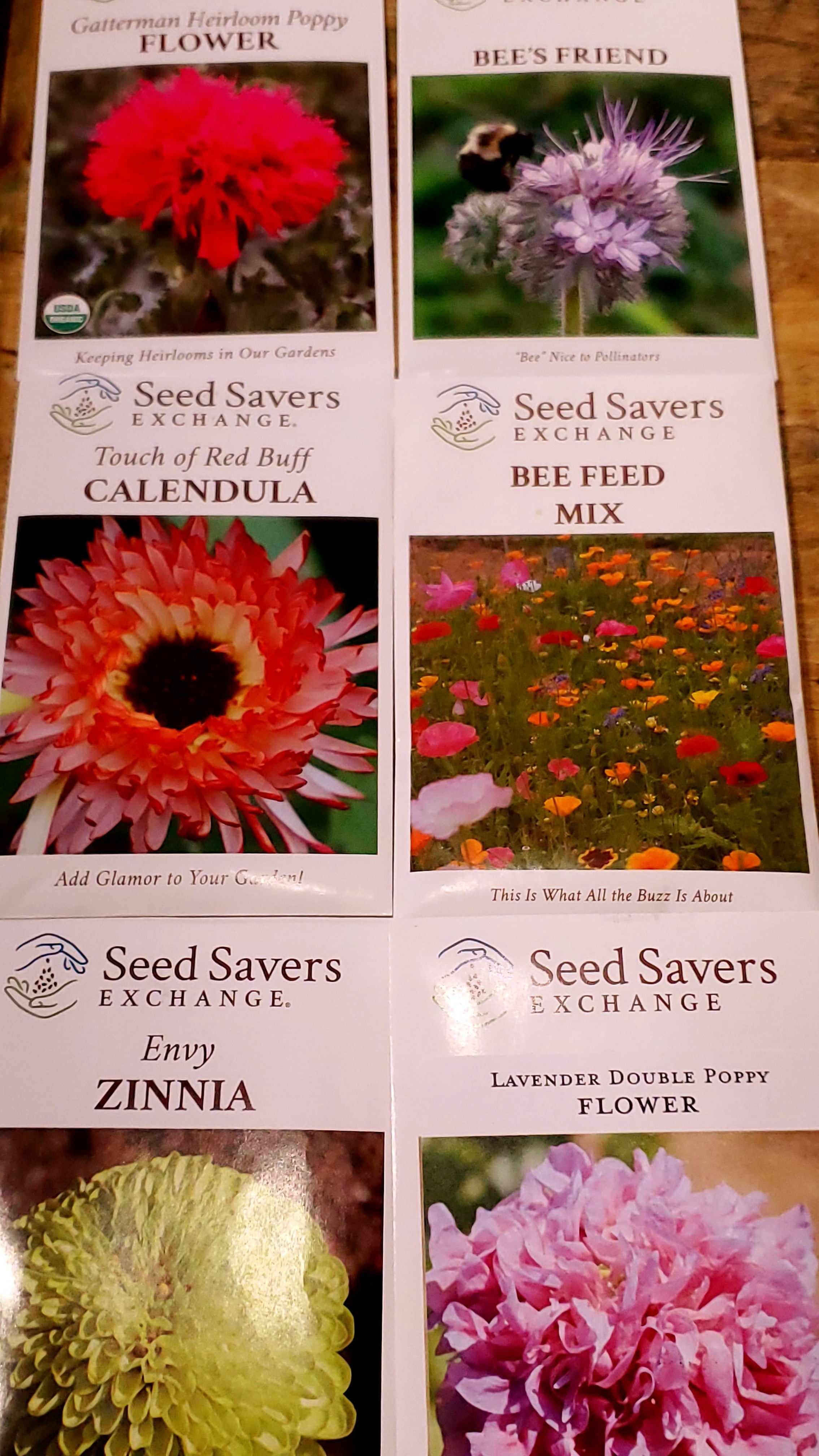Flower Seed Packages 